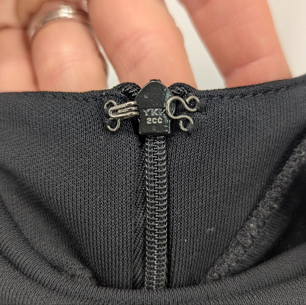 Vintage 90s Y2K The Limited Women's Midi Cowlneck Slinky Dress Black Size Small - Picture 4 of 8